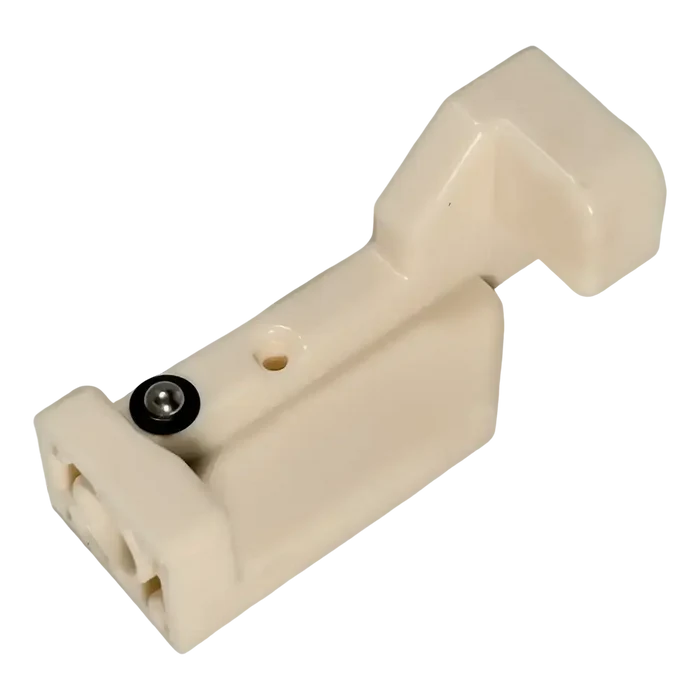 Beige plastic piano part for Coats 85608560 Lower Stop Pedal Block in tire changers