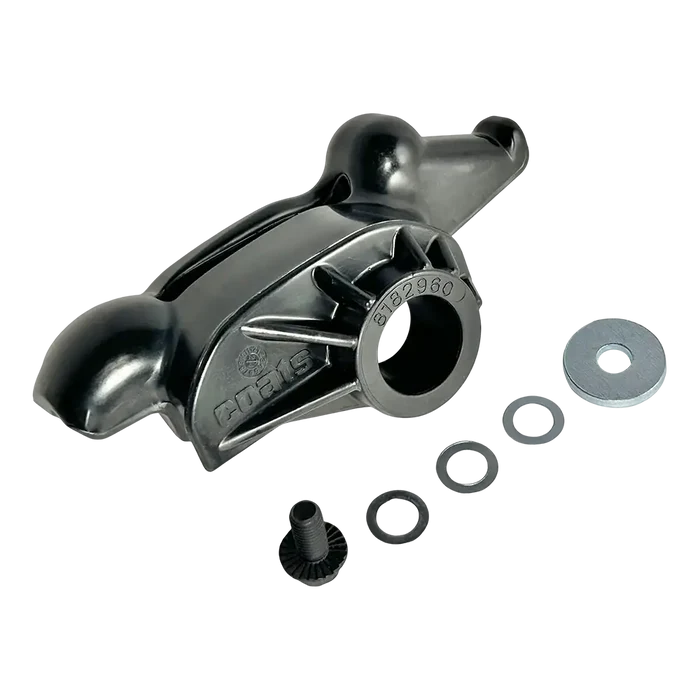Black mounting bracket with washers for Coats Duck Head and tire changer hardware