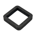 Dark grey open-frame composite spacer for Coats OEM Rubber Bumper on Coats Tire Changer