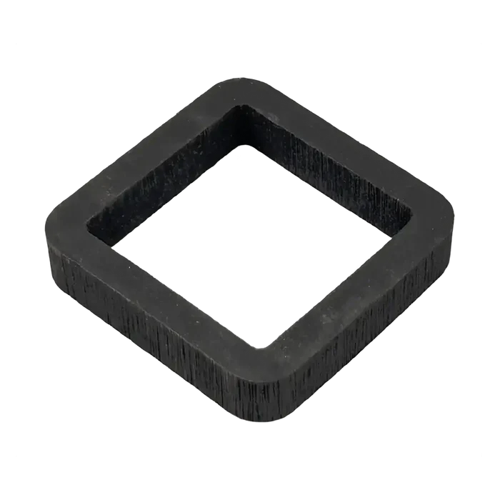 Dark grey open-frame composite spacer for Coats OEM Rubber Bumper on Coats Tire Changer