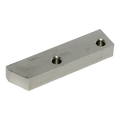 Rectangular metal block with threaded holes for Coats Tire Changer Pedal Stop 85608197
