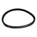 Black rubber V-belt or drive belt.