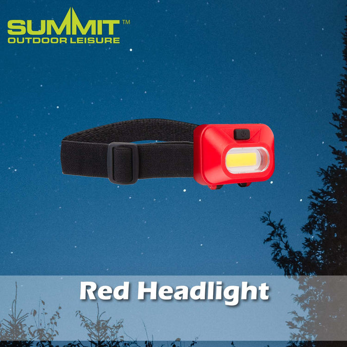 COB Headlight Good for Days Out Red - 4cm x 6cm