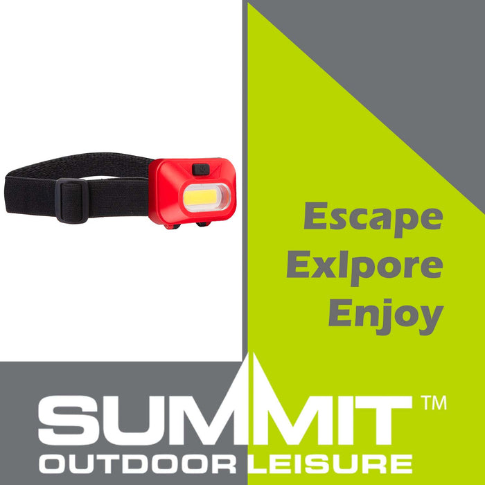 COB Headlight  Red - 4cm x 6cm