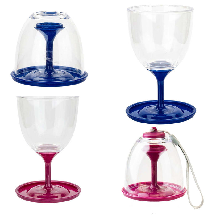 Collapsible Wine Glasses Pack Away 10oz 285ml
