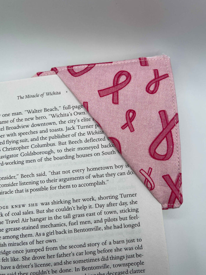 Corner Bookmark - Fabric - Handmade - Redhead Creations