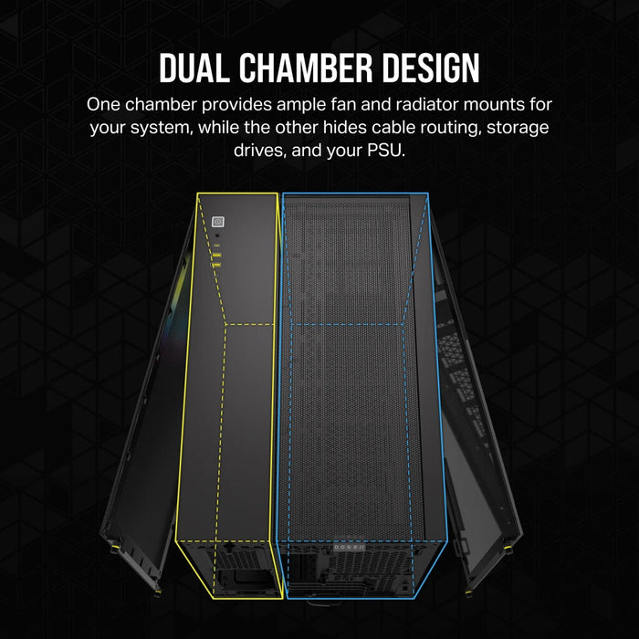 Corsair 2500X RGB Micro Tower Black