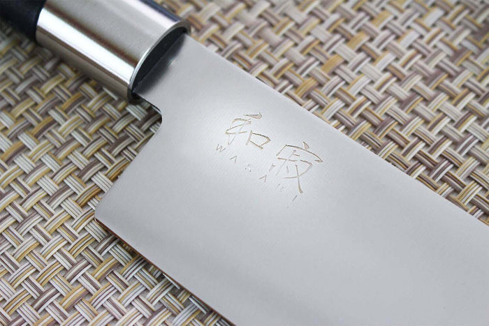 Couteau Nakiri japonais KAI Wasabi Black lame 16.5cm