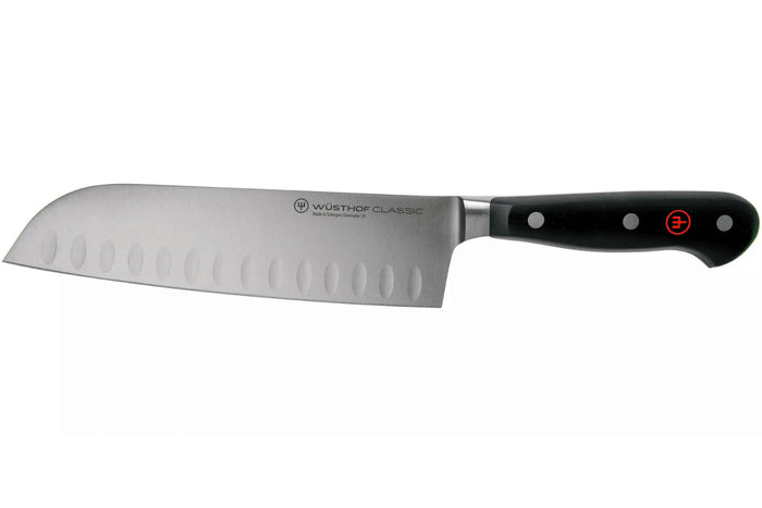 Couteau Santoku Wüsthof Classic alvéolé forgé 17cm