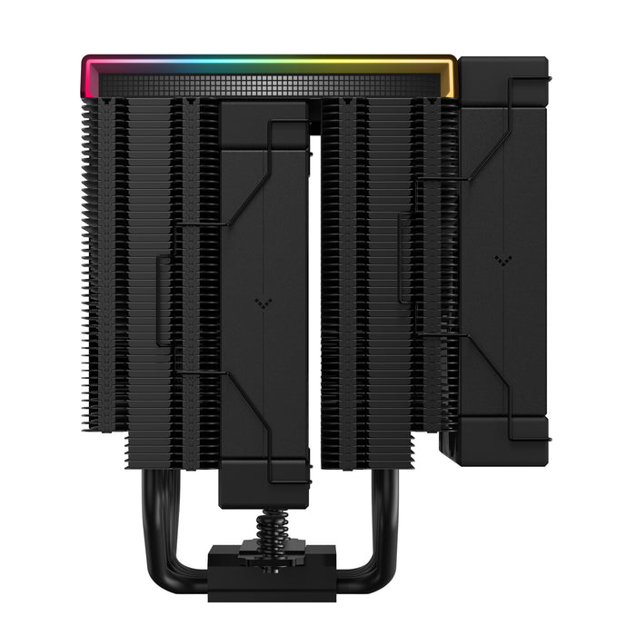DeepCool AK620 Digital Pro CPU Air Cooler, Dual-Tower with Digital Display, 120mm FDB Fans, ARGB Lighting, 6 Copper Heatpipes, LGA1700/AM5 Compatible, High-Performance Quiet Cooling for Gaming PCs