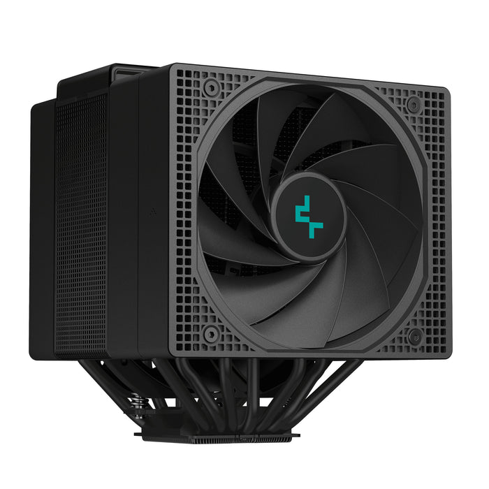DeepCool Assassin IV VC Vision Dual-Fan CPU Air Cooler with 140mm & 120mm Fans, Vapour Chamber Base, Digital Display for Real-Time Monitoring, Intel & AMD Compatible
