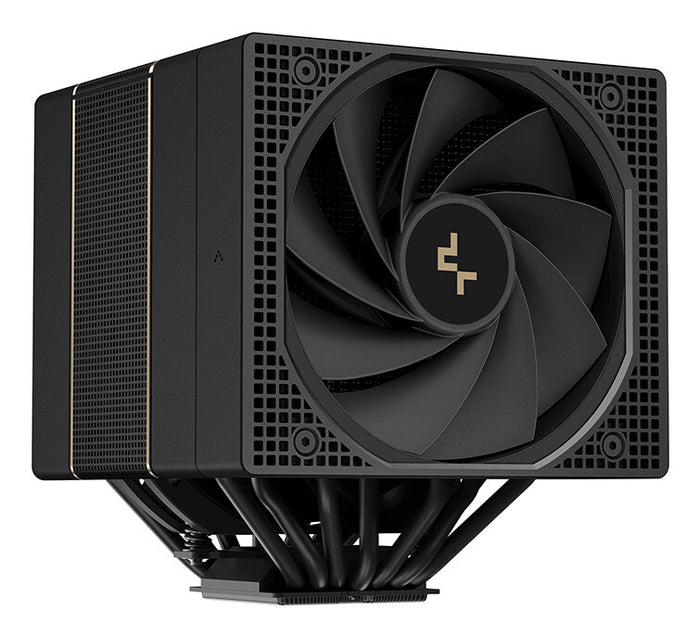 DeepCool ASSASSIN VC ELITE Black Dual-Tower CPU Cooler  Vapor Chamber Base, 7 Heatpipes, 300W TDP, Quiet Dual Fans (140mm + 120mm), Dual Performance/Quiet Modes, Universal Socket Support