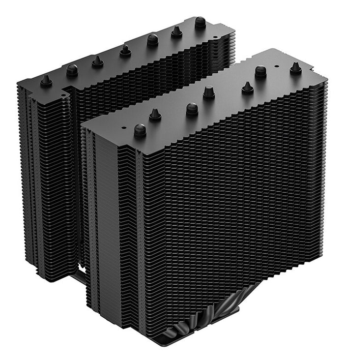 DeepCool ASSASSIN VC ELITE Black Dual-Tower CPU Cooler  Vapor Chamber Base, 7 Heatpipes, 300W TDP, Quiet Dual Fans (140mm + 120mm), Dual Performance/Quiet Modes, Universal Socket Support