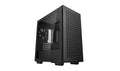 DeepCool CH370, Black, Mini Tower Chassis w/ Tempered Glass Window, 1x 120mm Fan, 2x USB 3.0, mATX/mITX