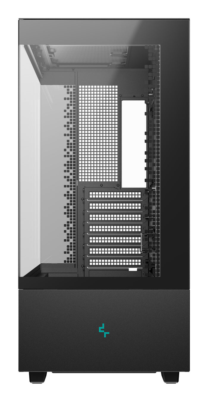 DeepCool CH690 Digital ATX Mid-Tower Case, High-Airflow PC Case with Semi-Glass Panel, USB-C Port, Support for 420mm Radiator, 450mm GPU, ATX PSU, Black