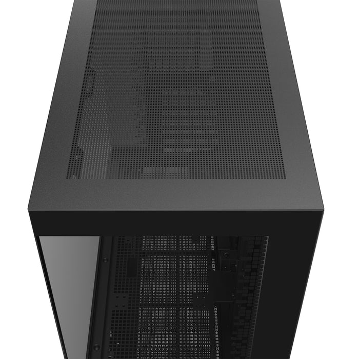 DeepCool CH690 Digital ATX Mid-Tower Case, High-Airflow PC Case with Semi-Glass Panel, USB-C Port, Support for 420mm Radiator, 450mm GPU, ATX PSU, Black