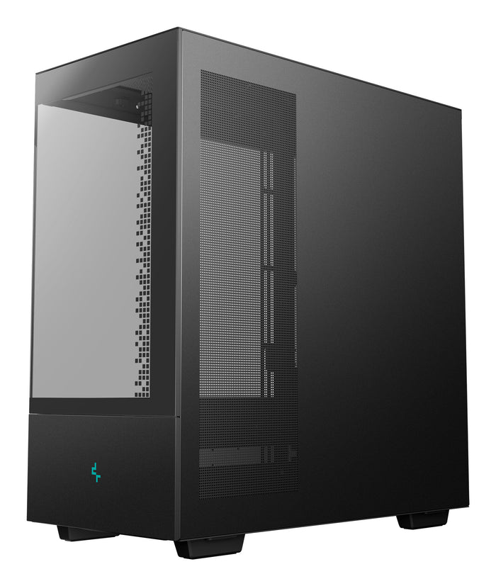 DeepCool CH690 Digital ATX Mid-Tower Case, High-Airflow PC Case with Semi-Glass Panel, USB-C Port, Support for 420mm Radiator, 450mm GPU, ATX PSU, Black