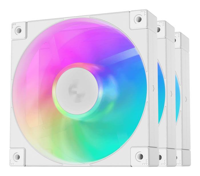 DeepCool FD12 120mm ARGB 3 in 1 case fan White