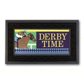 Derby Time! Horse and Jockey Doormat and Tray