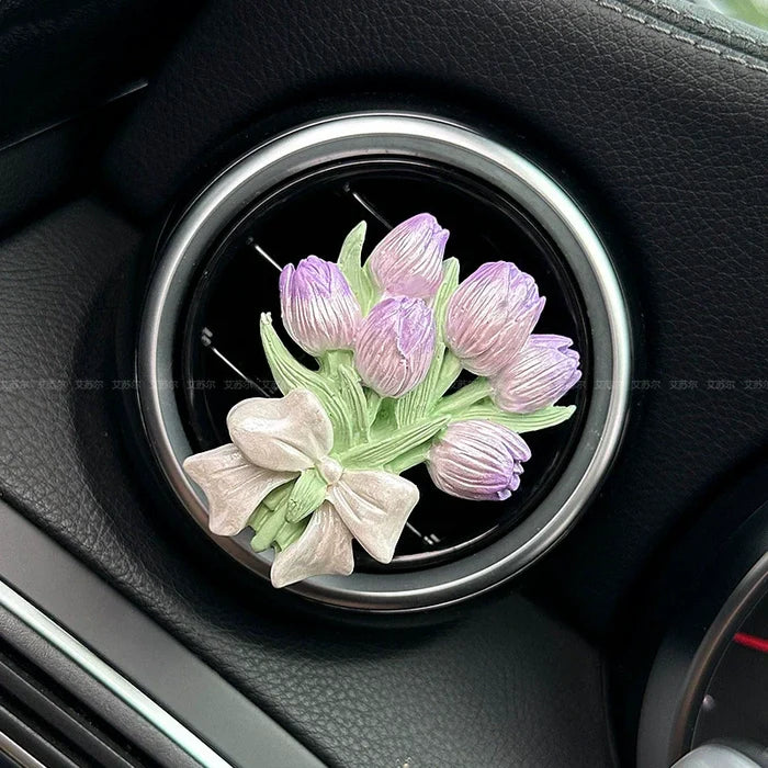 Difuzor za ventilacijski otvor automobila s cvjetnim grozdom, kamen-HR