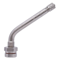 Dill DV-545D-55 TPMS clamp-in valve stem with angled stainless steel elbow