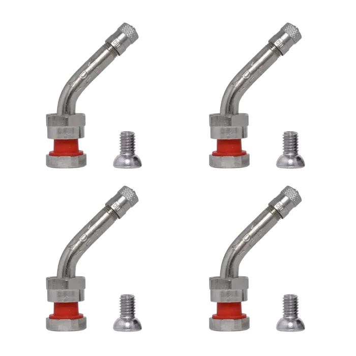Dill DV553C-WS stainless steel dental handpiece with red rubber dam tip and secure screw-mount valve hole design