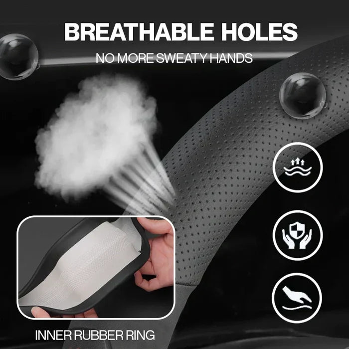 „DriveCore Elite Grip“ vairo užvalkalas – prakaitui atspari oda ir pagerina našumą-LT