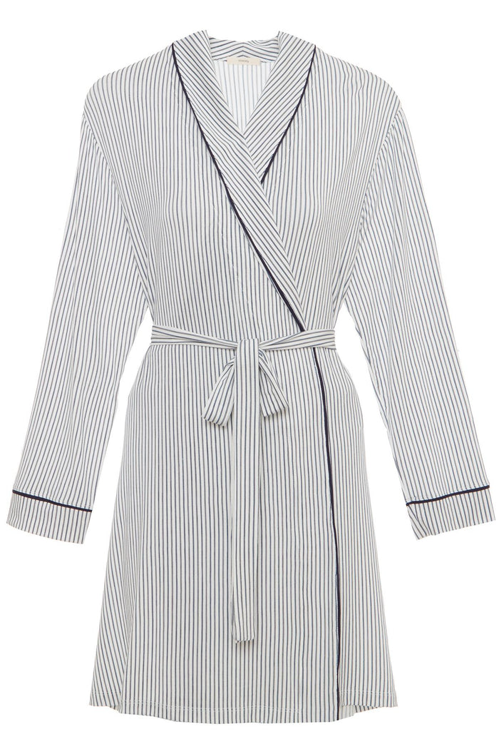 Eberjey Nordic Stripes Tuxedo Robe - RSVP Style