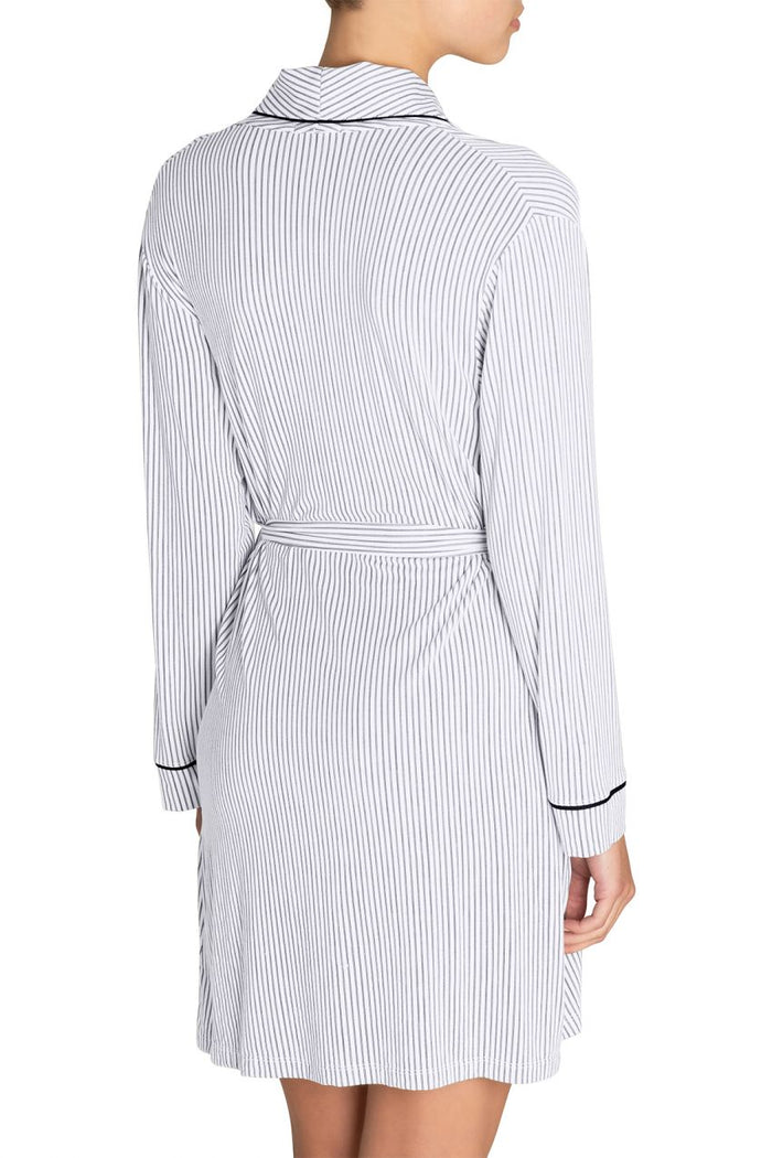Eberjey Nordic Stripes Tuxedo Robe - RSVP Style
