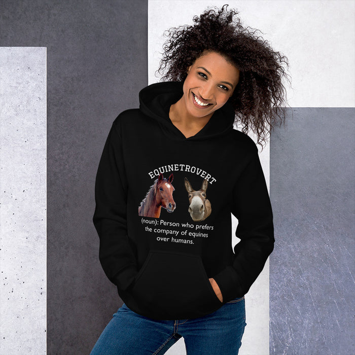 Equinetrovert - Unisex Hoodie