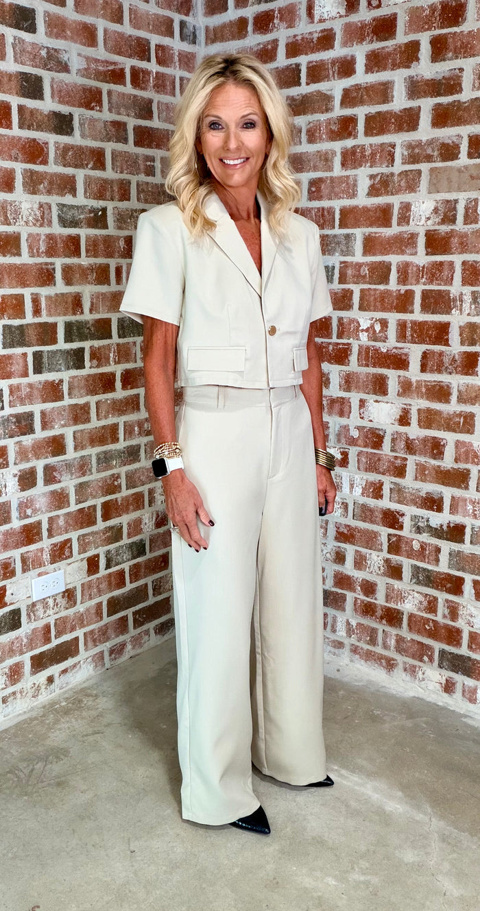 EVERLEE PANTS - BEIGE