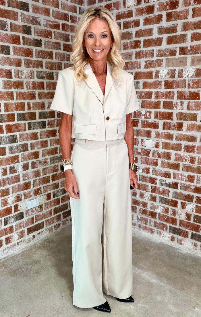 EVERLEE PANTS - BEIGE
