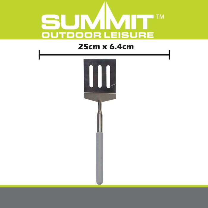 Extending Spatula with Locking System  Grey - 25cm x 6.4cm