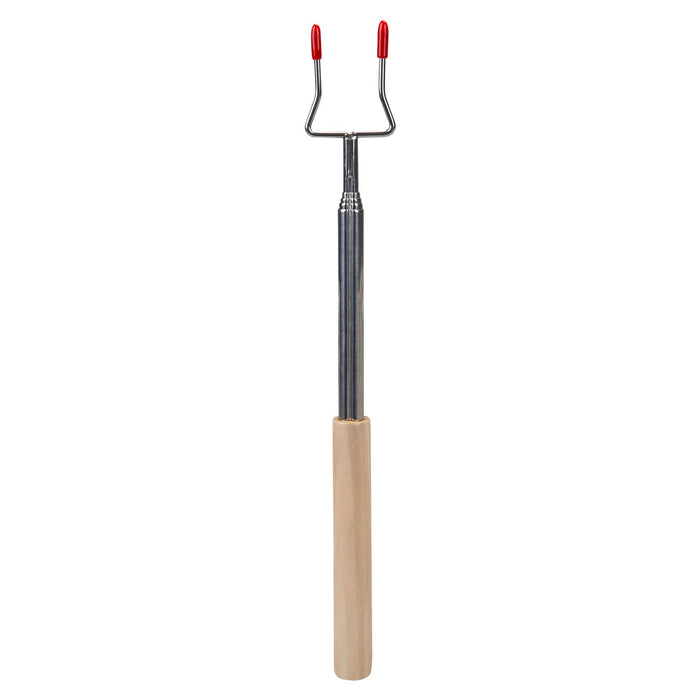 Extending Toasting Fork  Silver - 73cm x 3.5cm