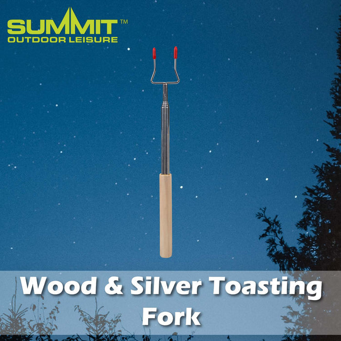 Extending Toasting Fork Good for Days Out Silver - 73cm x 3.5cm
