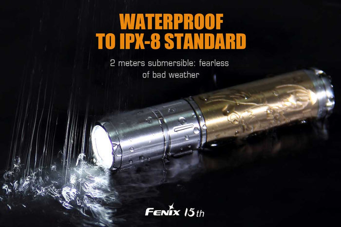 fenix 15th anniversary flashlight waterproof