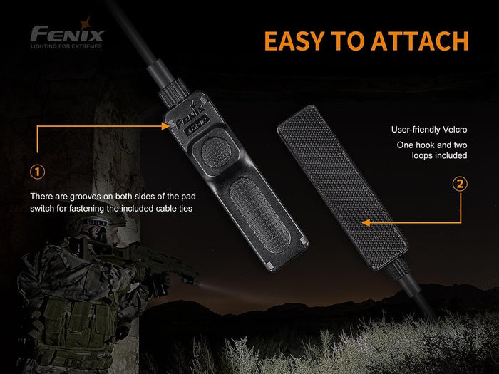 Fenix AER-02v2 remote switch attachment method