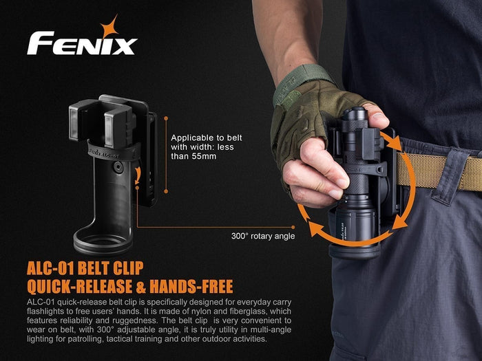 fenix alc01 belt clip features