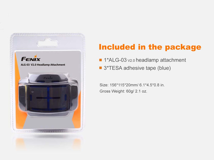 Fenix ALG-03 V2.0 helmet mount included