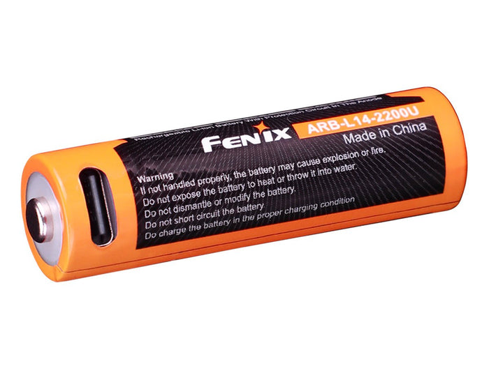 fenix arb-l14-2200u rechargeable battery usbc port
