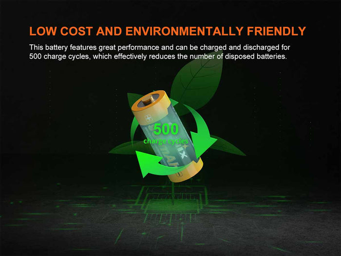 500 cycles fenix arb-l16-950p rechargeable battery
