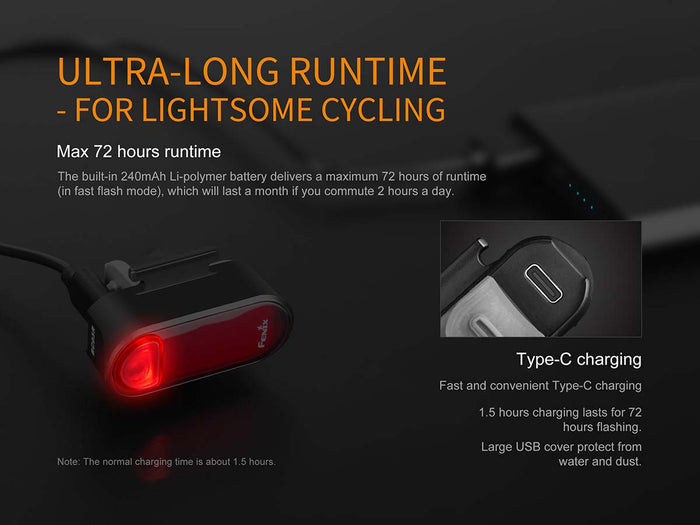 bc05r bike taillight rechargeable