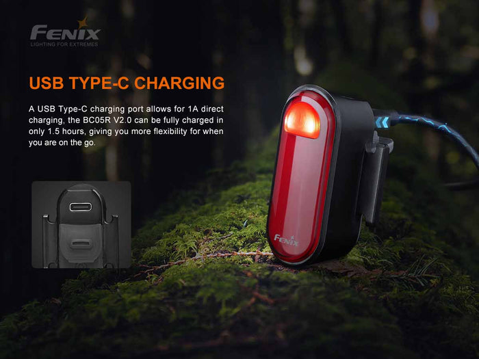 Fenix BC05RV2 Bike Taillight rechargeable