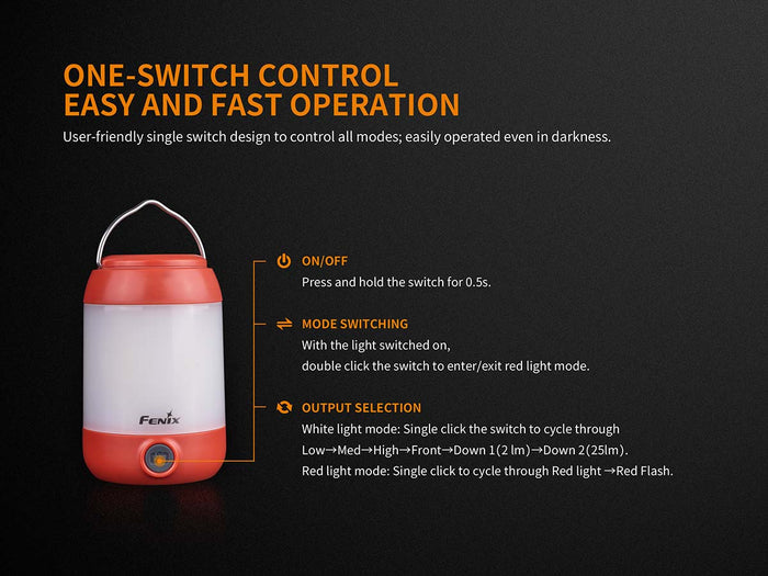 fenix cl23 lantern switch