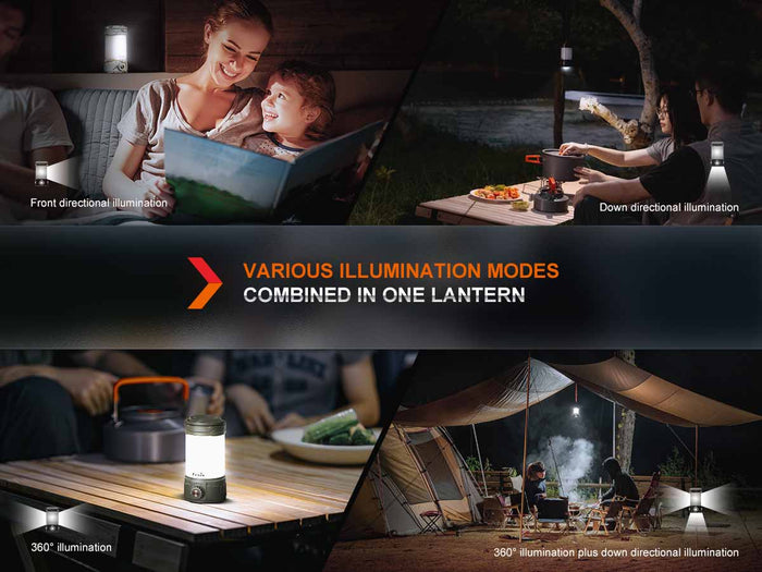 lighting modes fenix cl26r pro rechargeable lantern