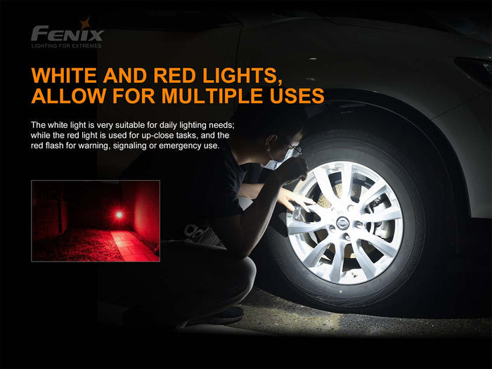 Fenix E03R keychain flashlight light