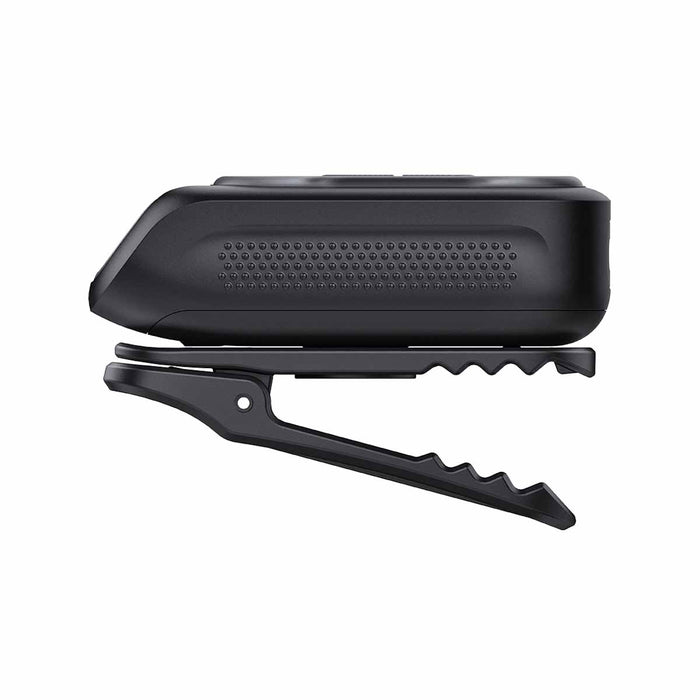 Fenix E04R Clip On Flashlight clip side view on a white background