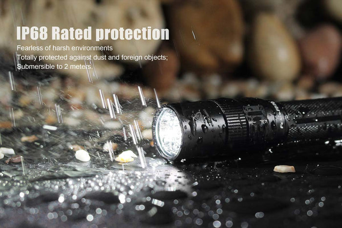 fenix fd20 focus flashlight waterproof dust proof