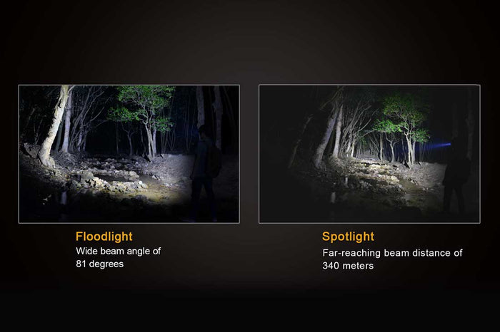 fenix fd41 flashlight spotlight flood light