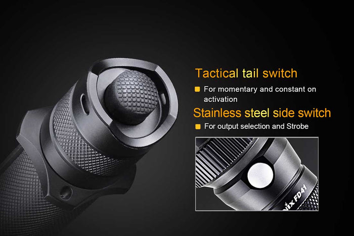 fenix fd41 flashlight tactical switch